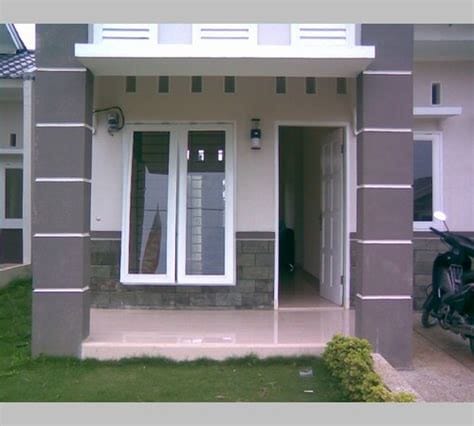 Desain dan Model Rumah dengan Batu Alam Tampak Depan 10