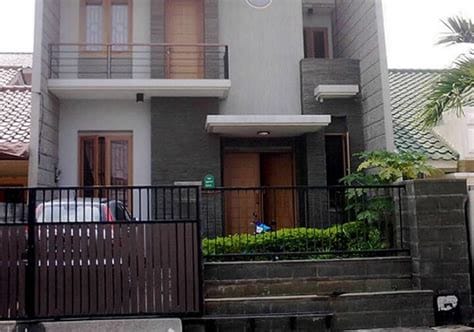 Desain dan Model Rumah dengan Batu Alam Tampak Depan