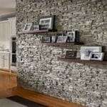 cara memasang batu alam di dinding