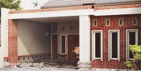 depan rumah batu alam minimalis