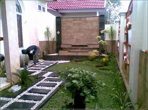 taman minimalis depan rumah indah ilmutekniksipilcom