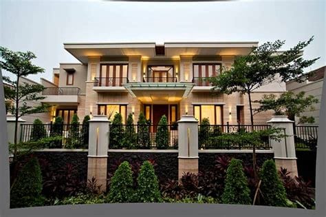 inspirasi tampak depan rumah minimalis bermaterial batu alam