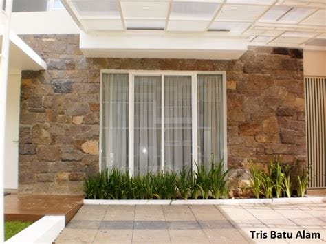 desain rumah rumah minimalis batu alam images