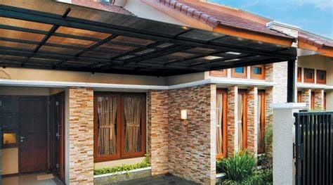 desain rumah batu alam unik cantik sakti desain