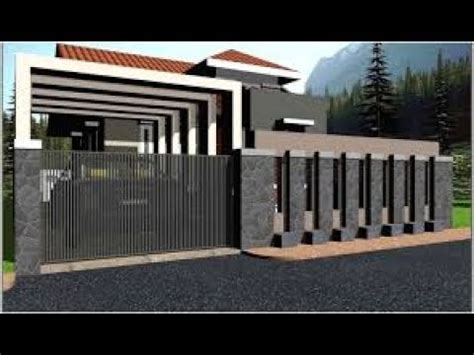 Desain dan Model Pagar Rumah Minimalis dengan Batu Alam: Inspirasi Modern untuk Tampilan Depan Rumah 26