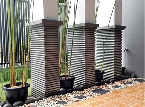 model desain tiang teras rumah minimalis klasik