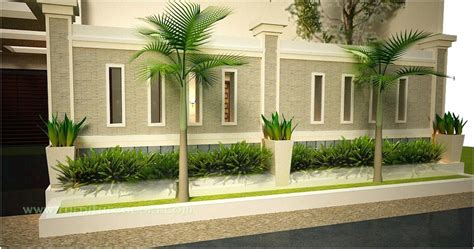 model desain pagar rumah minimalis modern klasik