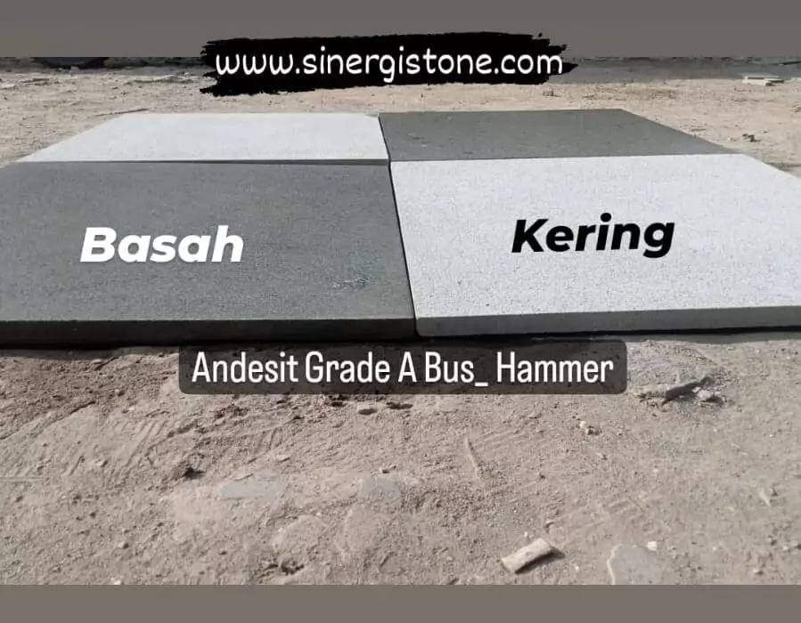 andesit bush hammer grade A