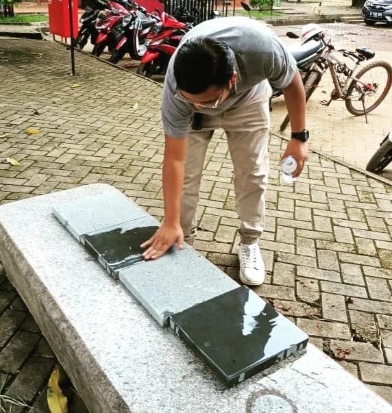 Batu Andesit 80x80 Bakar 8